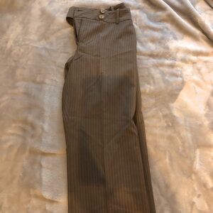 Ann Taylor Men's Brown Pinstripe Dress Pants